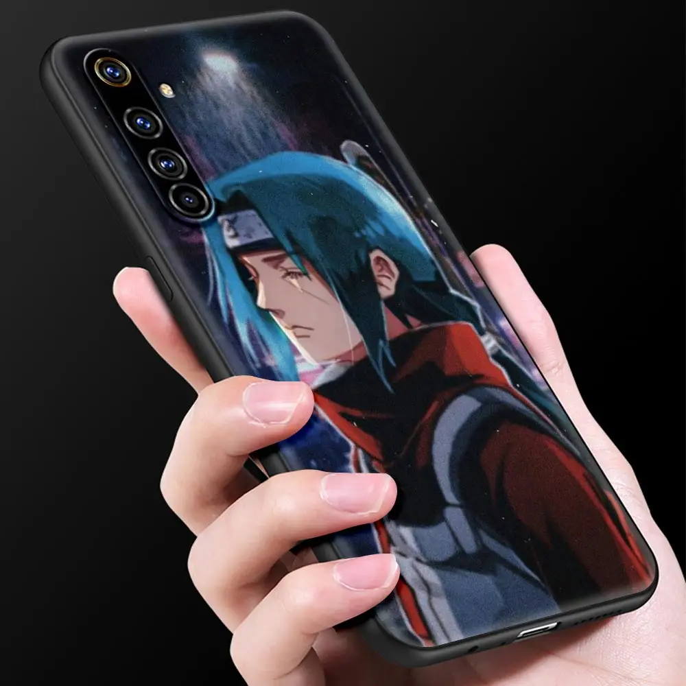 

Phone Case For OPPO A9 Realme Reno 6 C3 7 5 X7 X50 Pro 5G XT V3 X3 2020 Silicone Soft Capa Back Cover Anime Naruto Akatsuki