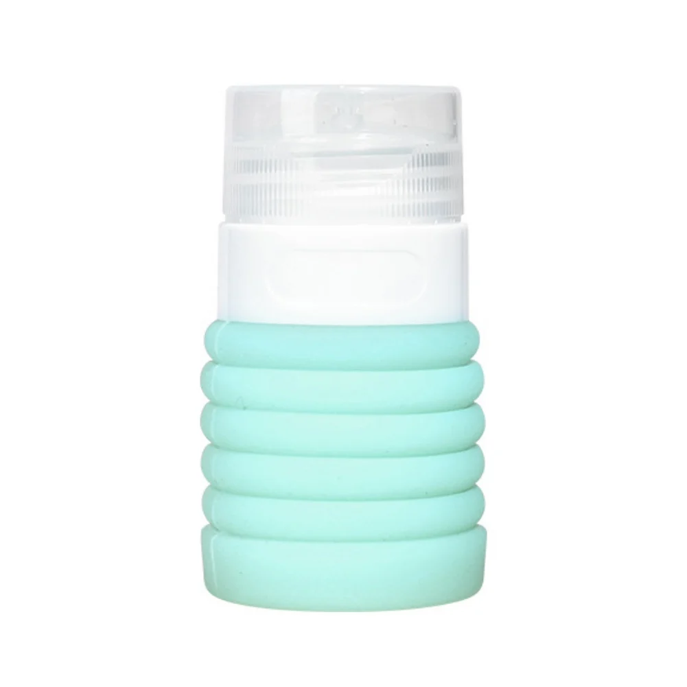 

Mini Silicone Collapsible Shampoo Bottles Travel Toiletries Containers Essentials Lotion Leakproof Squeeze Bottle