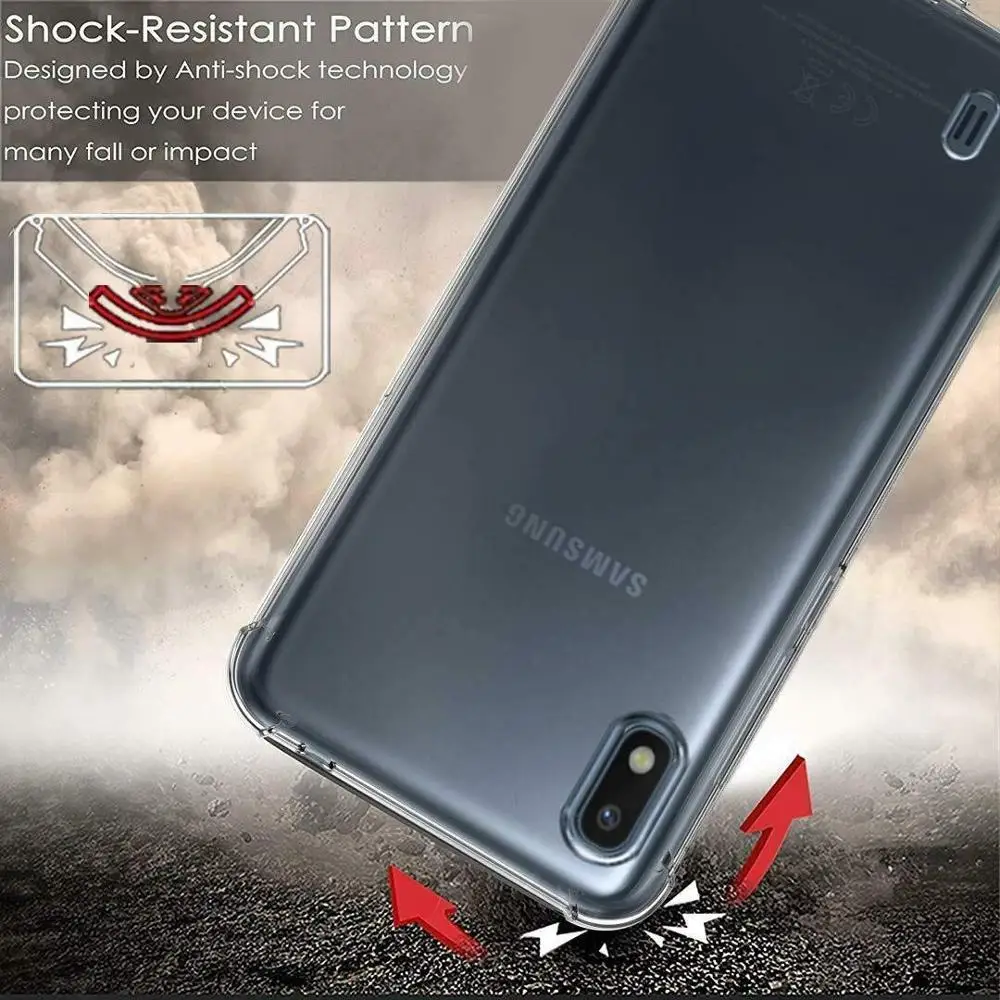 Кристальный мягкий чехол для samsung Galaxy A20e силиконовый A20s усиленный угловой бампер