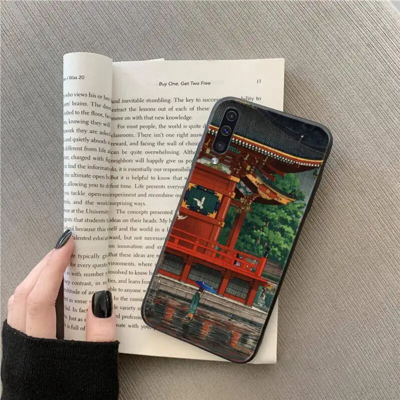 

Japanese style Art Japan scenery Phone Case For Samsung galaxy A S note 10 7 9 20 30 31 40 50 51 71 21 s ultra