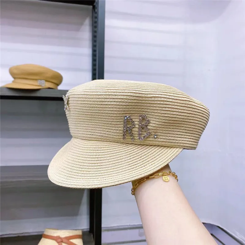 Новинка женская летняя воздухопроницаемая соломенная Кепка USPOP для газетчика