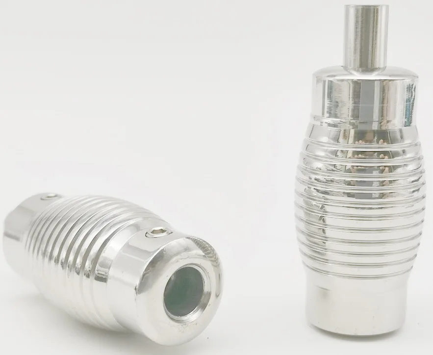 2Pcs 22mm New Arrival Silver Stainless Steel Tattoo Machine Tubes Grips High Quality For Needles Tips Supply | Красота и здоровье