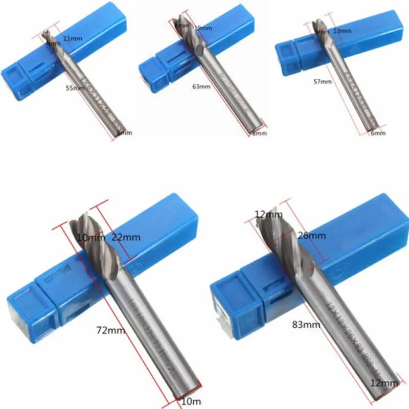 

4/6/8/10/12mm HSSPower Tools Milling Cutter Drill Bit Metal Drilling Edge Cutter