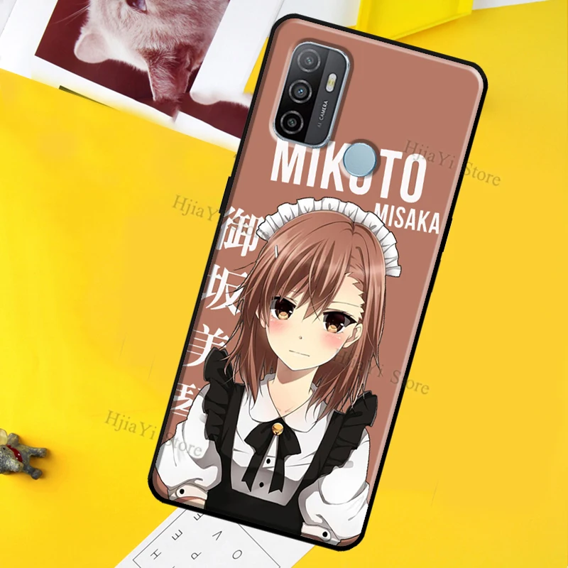Misaka Mikoto чехол для телефона OPPO A91 A83 A15 A31 A53 A5 A9 2020 A1K A3S A5S A52 A72 A92 Reno 2 Z 4 Pro - купить по