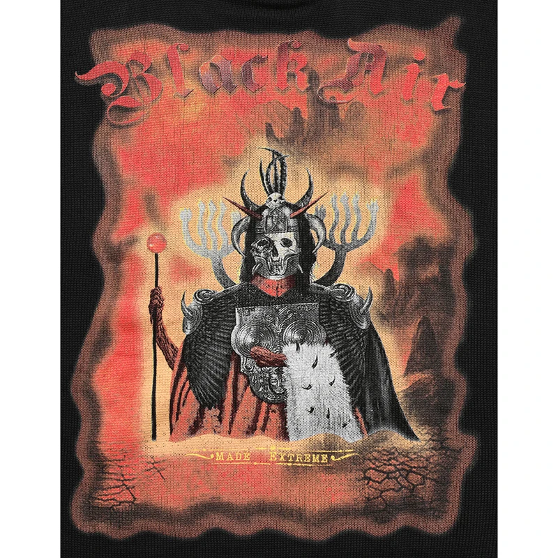 Вязаный свитер в стиле хип-хоп уличная одежда Харадзюку пуловер с принтом