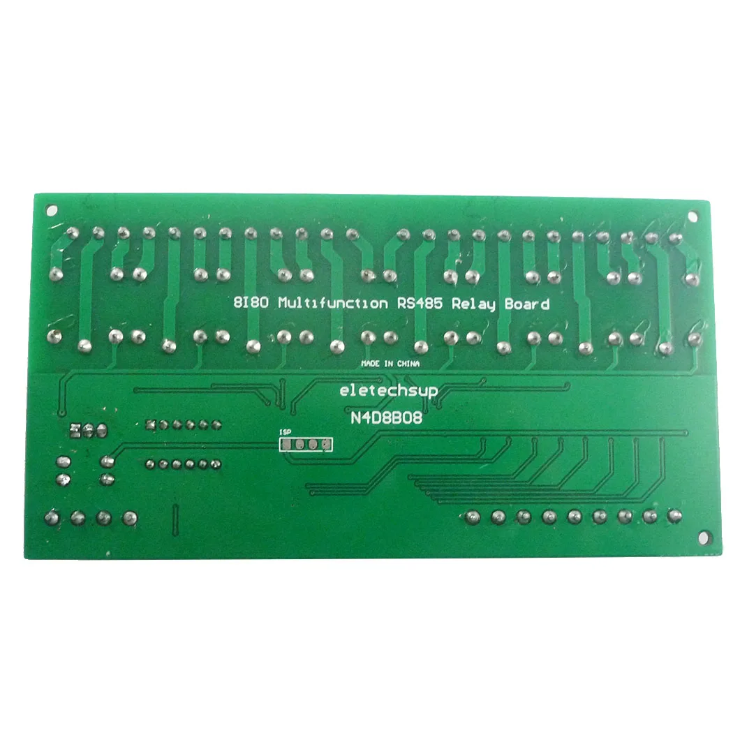 Изолированный входной и 8-выходной рельсовый модуль din35 c45 Релейный Модуль uart rs485