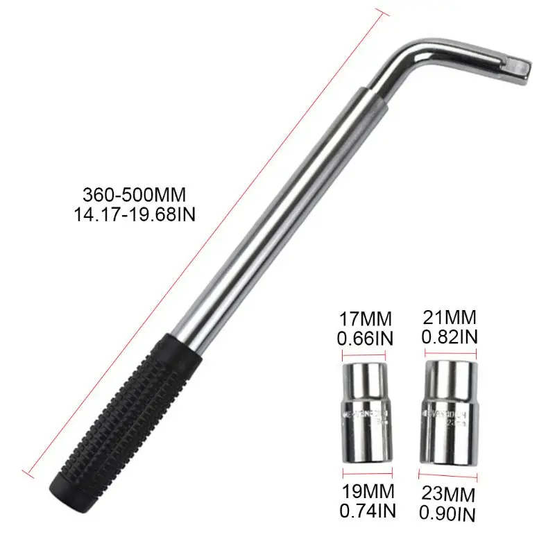 

Adjustable Extendable Wheel Lengthened Socket Wrench Lugs Tire wrench Brace Tire 28GC
