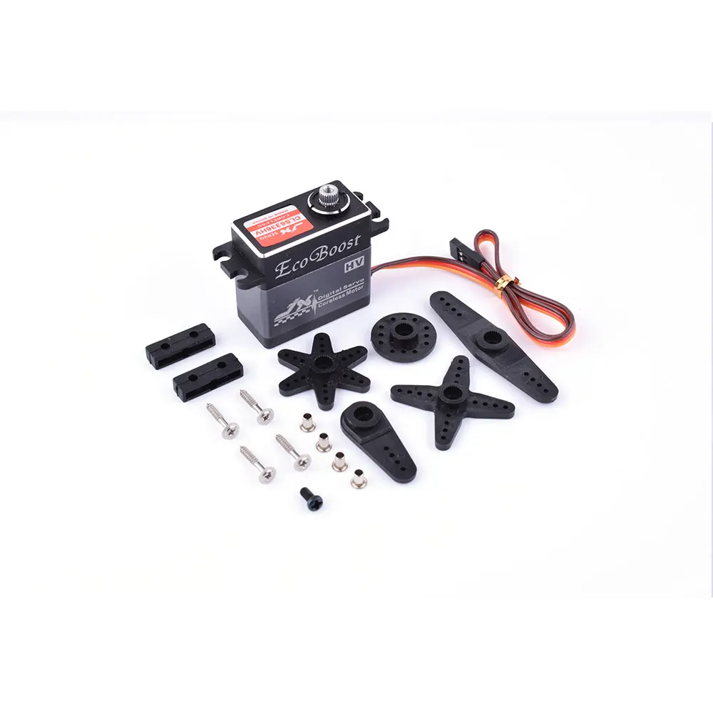 Servo Digital sin n&uacute;cleo JX CLS6336HV, engranaje de Metal de alto voltaje, 35KG, 7,4 V, para coche teledirigido 1/8 y avi&oacute;n de ala fija de 2000mm-2