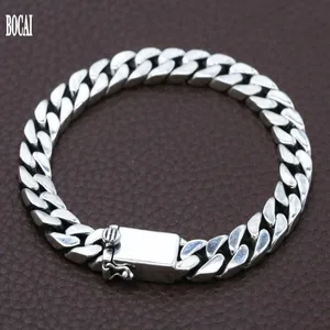 Серебро 925 пробы, модные ювелирные изделия из тайского серебра, s925 серебро для мужчин, японская вишня, новый мужской браслет, парный серебряный браслет