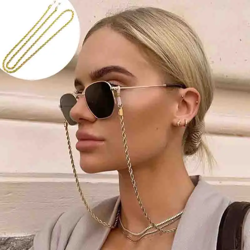 

Non-slip Glasses Chain Beautiful Vintage Glasses Chain Holder Women Men Glasses Rope Reading Eyeglasses Cord Retainer Strap