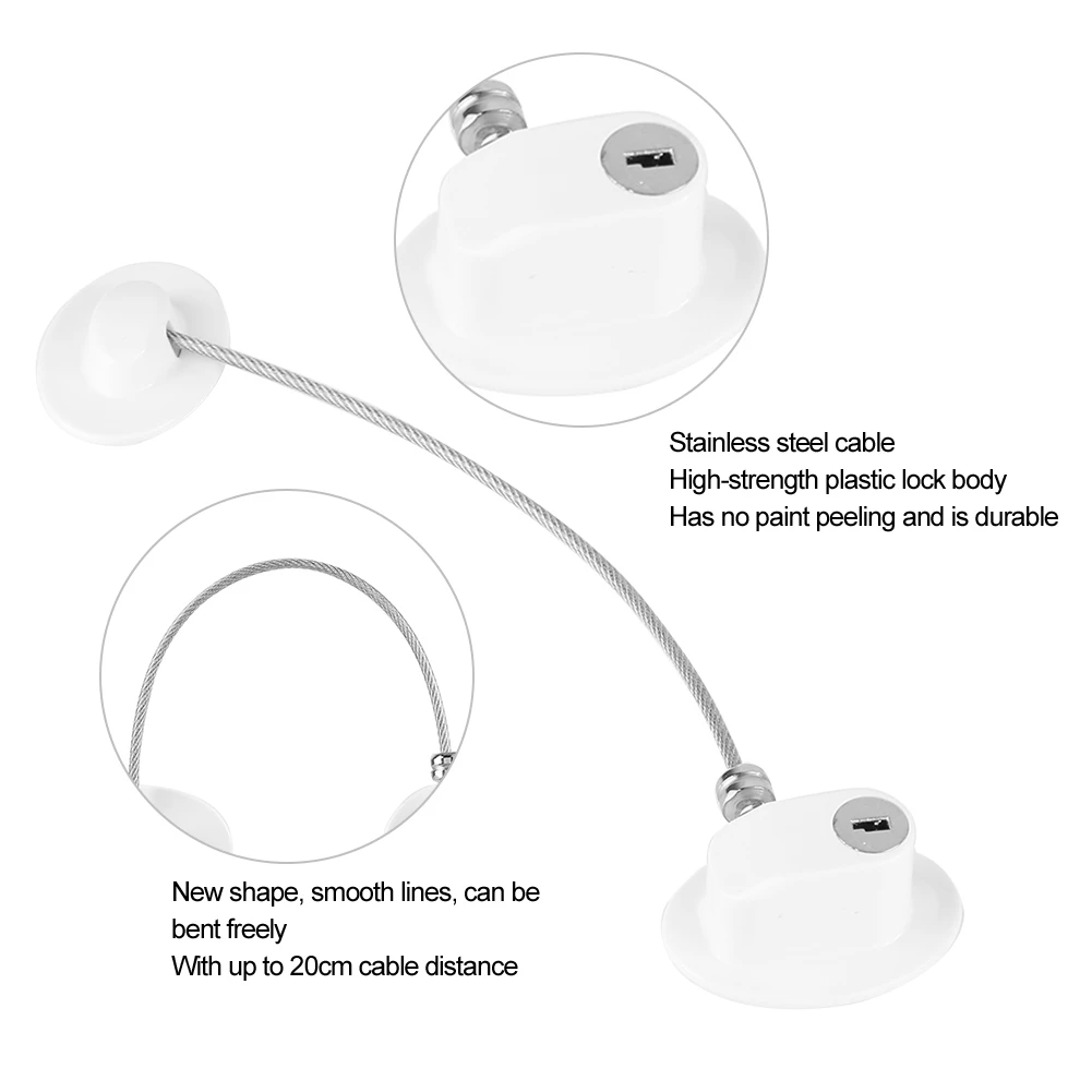 Baby Child Safety Window Refrigerator Opening Security Cable Door Lock For Kids Protector ProtectionChild | Безопасность и защита