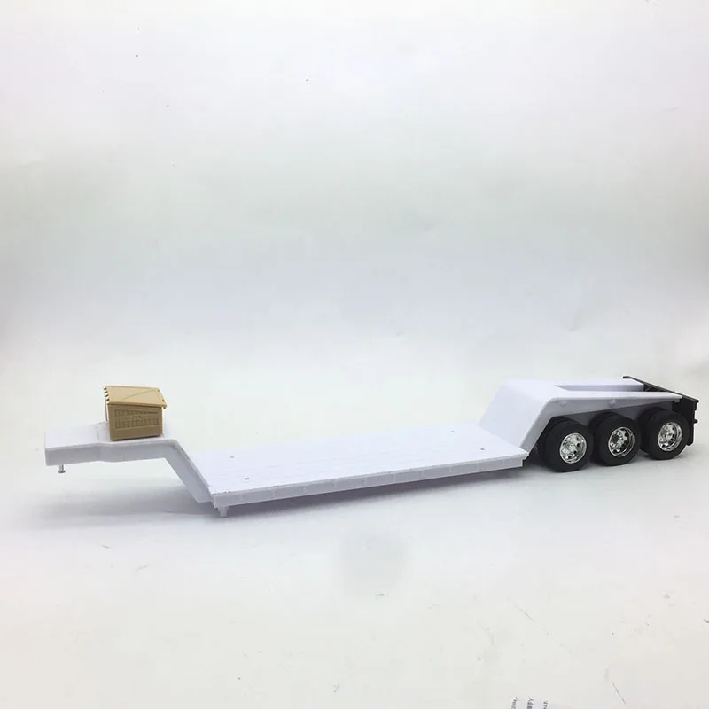 White 44 см 1:32 Масштаб модель грузовика Модификация аксессуары прицеп автомобиль транспорт Дисплей Показать пластиковые игрушки подарки - Цвет: White