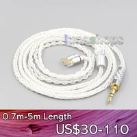 ln006557 2 5mm 4 4mm 8 core silver plated occ earphone cable for ue11 ue18 pro qdc gemini gemini s anole v3 c v3 s v6 c