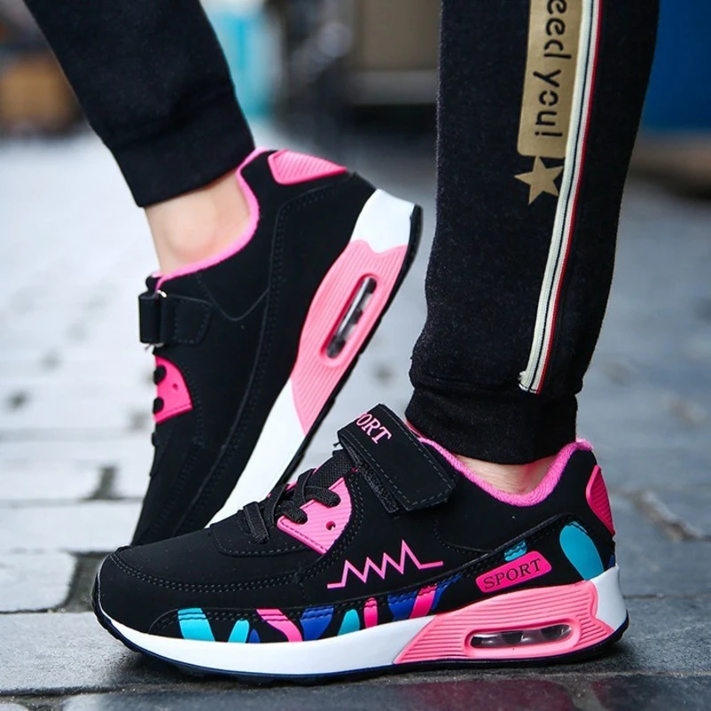 Кроссовки спортивные для девочек дышащие Повседневная Уличная обувь тенниса