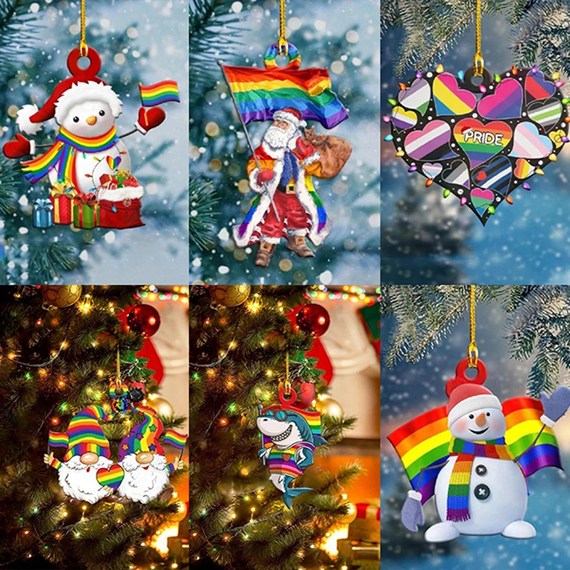 

2021 Christmas Tree Ornament Santa Claus snowman Ornaments Hanging Pendant Gift Decorations Home Gift