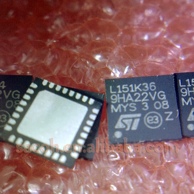 

5 шт./лот Новинка OriginaI STM8L151K3U6 L151K36 или STM8L151K3U3 или STM8L151K2U6 или STM8L151K2U3 QFN-32 8-битный крайне низкая мощность MCU