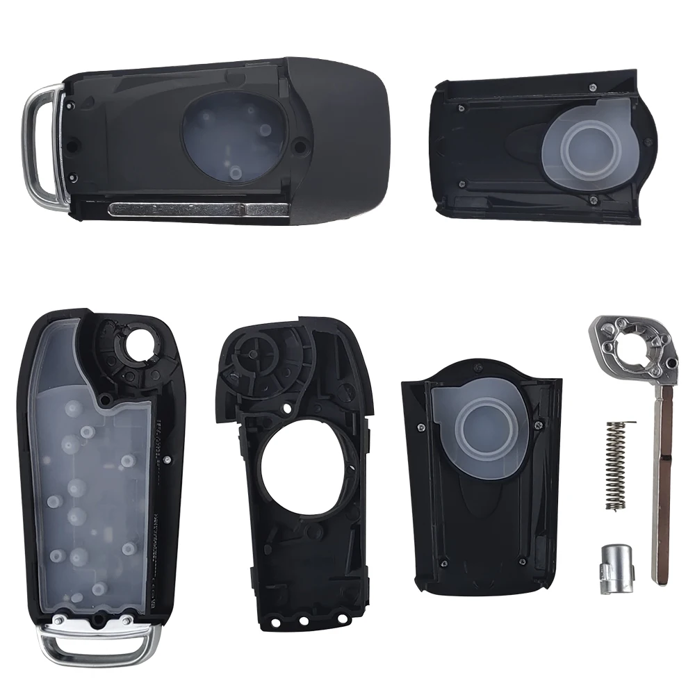 OkeyTech для Ford Focus 2 Mk2 Mk3 Kuga Ranger Fiesta C Max Mondeo откидной складной умный модифицированный автомобильный брелок крышка HU101