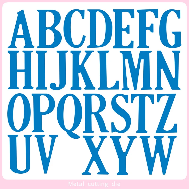 Штампы металлические высотой 5 см/шт. С 26 буквами для рукоделия скрапбукинга