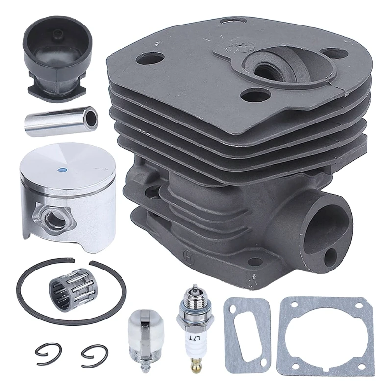 

4MM Nikasil Plated Chainsaw Cylinder Piston Gasket Replacement Parts Kit M17E