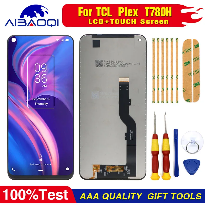 

Новый Оригинальный сенсорный ЖК-экран для TCL Flex T780H, запасные части для телефона + инструмент для разборки