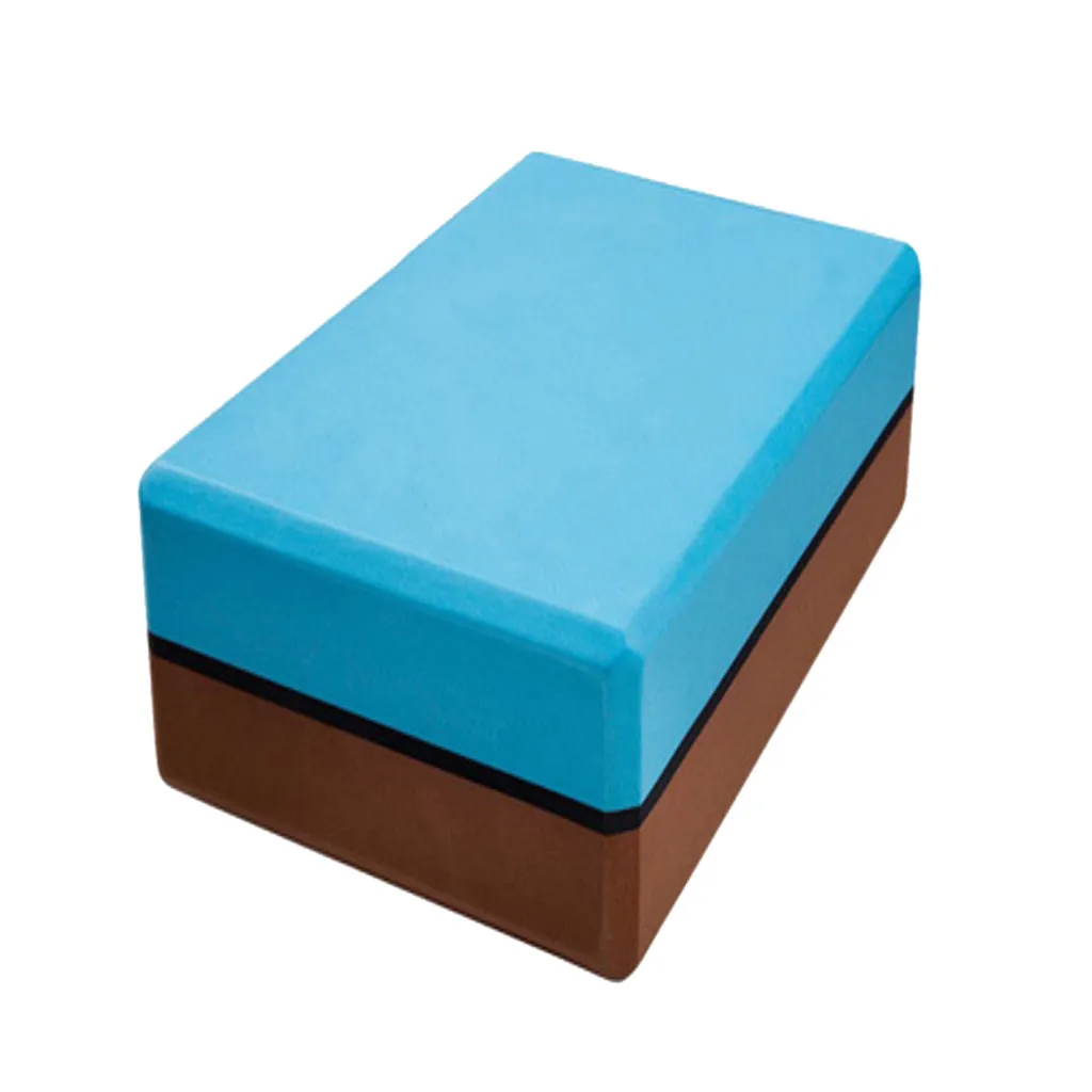 2 упаковки EVA пробковый блок для йоги Пилатес пенопластовый кирпич домашний