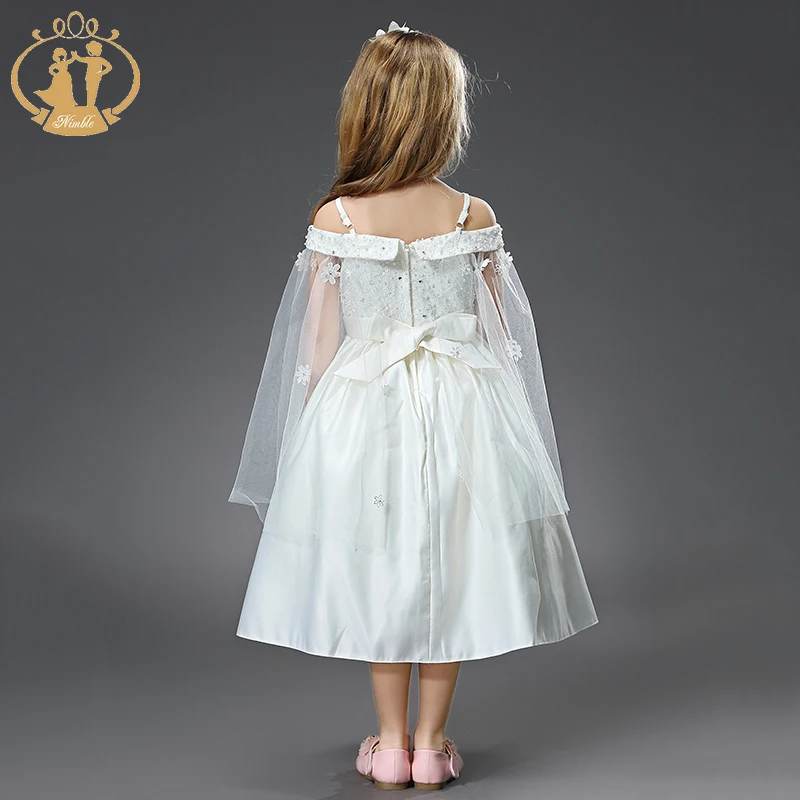 Nimble Dress for Girls Roupas Infantis Menina Kids Dresses Vestidos Baby Girl Unicorn Party Wedding Princess | Детская одежда и