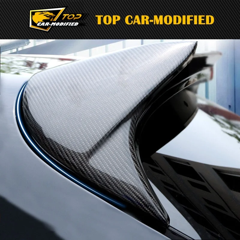 Бесплатная доставка 100% углеродного волокна заднего крыла багажник выступ