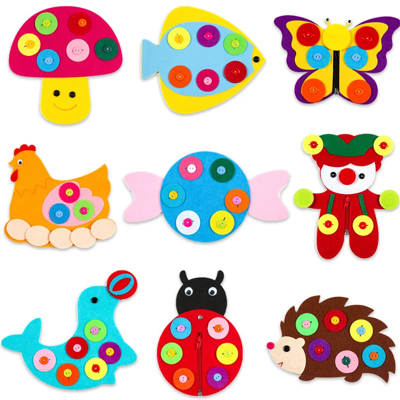 

5Pcs/Set Kids DIY Cartoon Animal 3D Foam Sticker Puzzle Handmade Early Learning Educational Toys For Children Craft Gift