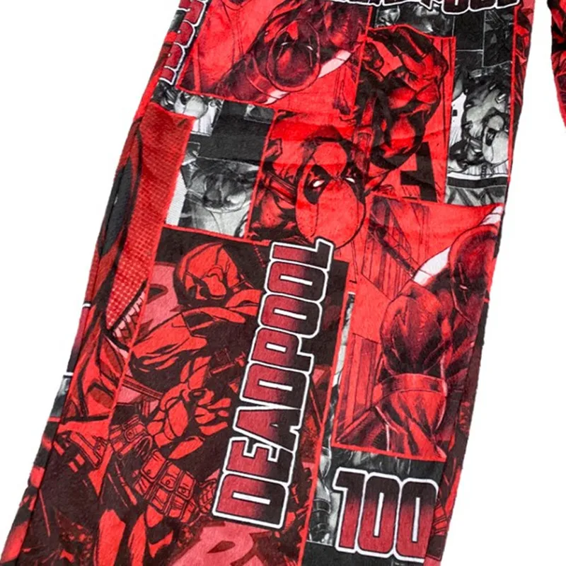 Men's Sleep Pants Cartoon Anime Flannel Trousers leisure spring and autumn lounge Sleep bottoms