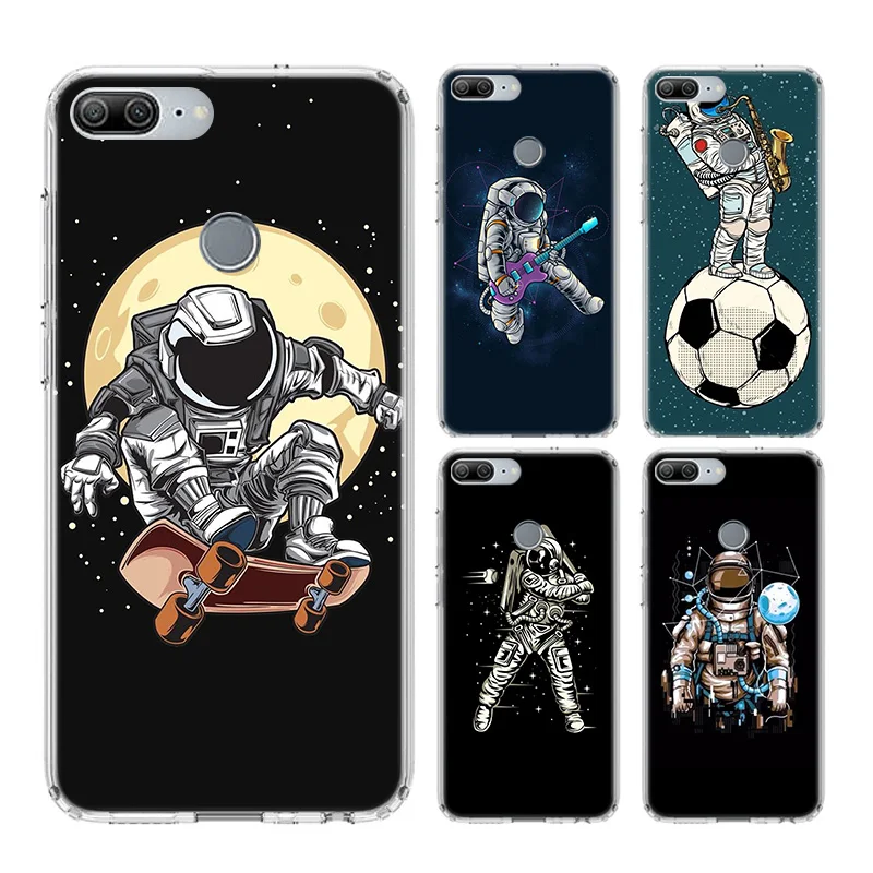 

Funny Space Silicone TPU Case For Huawei Honor 30 30s Play4T 20 9X Pro 8X 10 lite 9A 8A 8C 8S 9 V20 V30 Y5 Y6 Y7 Y9 2019 Cover