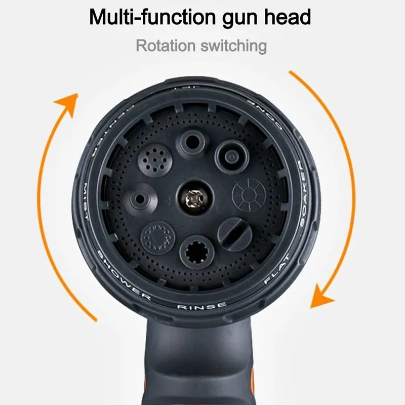 Поливочный пистолет садовый распылитель шланг регулируемый водяного пистолета