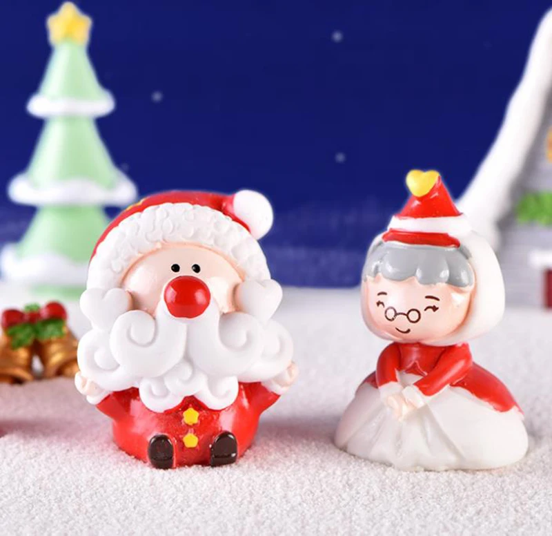 Милый Санта-Клаус мороженое снеговик украшения для рождественской елки