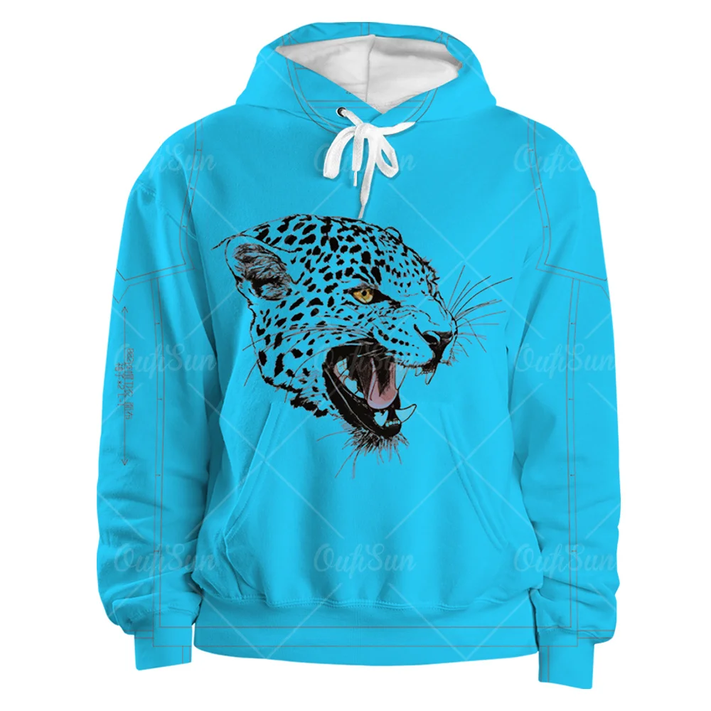 

2022 Beauty Tiger Pattern Trendy 3D Printed Hoodie Sweatshirts Men Women Fashion Casual Funny Pullovers Hip Hop Round Hoodies