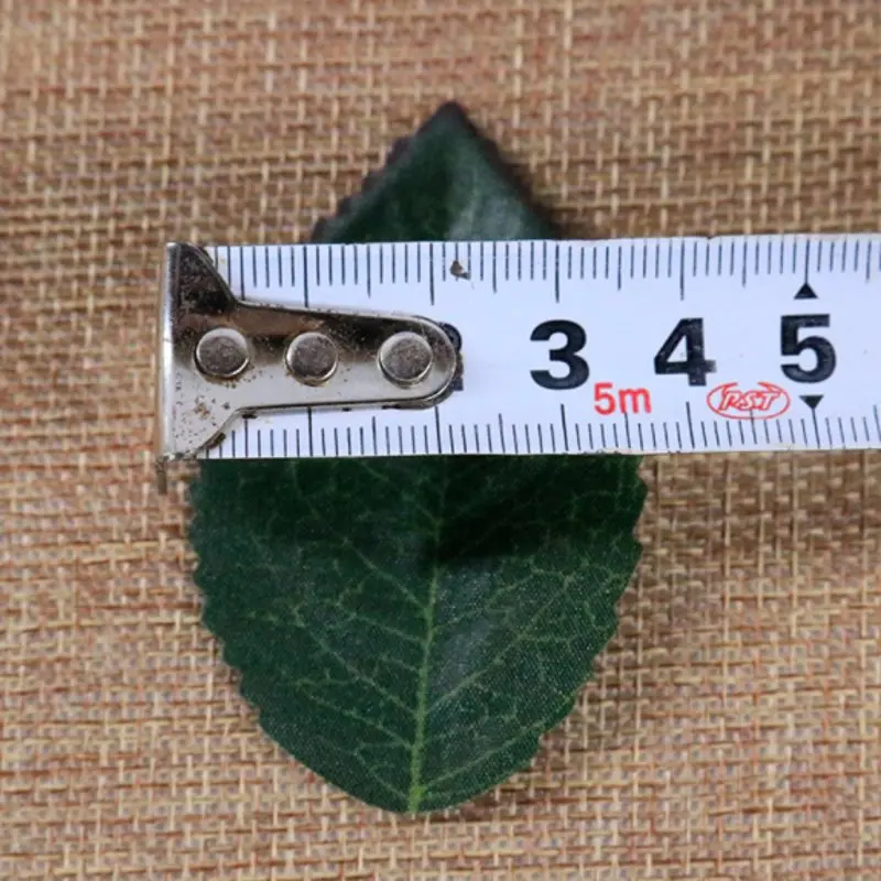 100 шт. Зеленые искусственные листья цветы Имитация шелковые для букет гирлянда