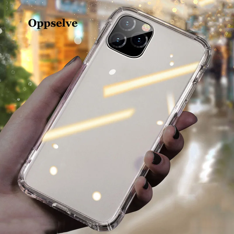Роскошный противоударный чехол для iPhone 12 11 Pro X XS XR 8 7 6 s Plus Ультратонкий Мягкий