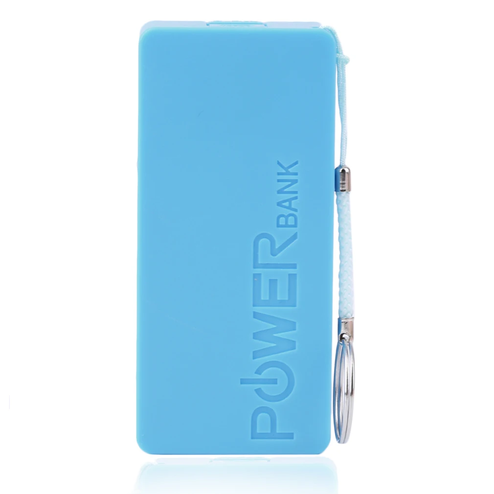 

6 Colors 5600mAh 5V USB DIY Powerbank Case Portable External Battery Storage Box Power Bank Case For Mobile Phones