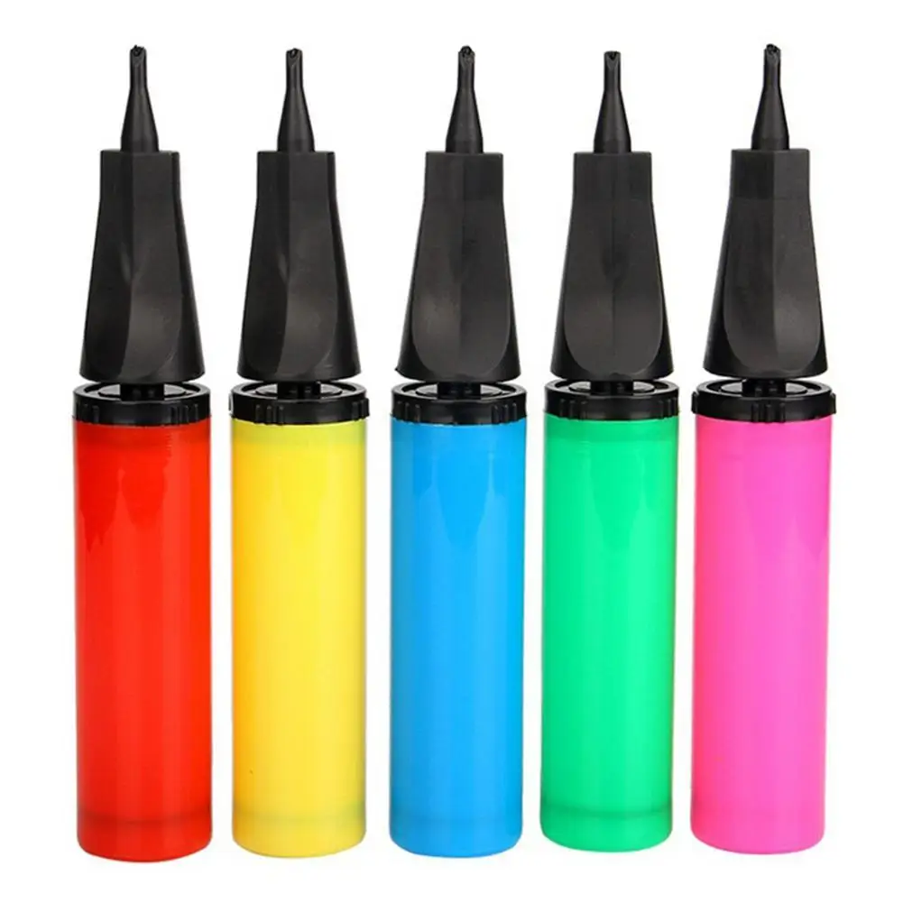 1 шт. насос для воздушных шаров пластиковый ручной мини круг плавания надувная