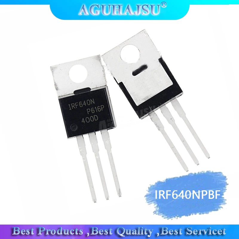 10 шт. IRF640NPBF TO220 IRF640N TO 220 IRF640 Mos полевой эффект транзистор 200 В/18A N channel|Интегральные