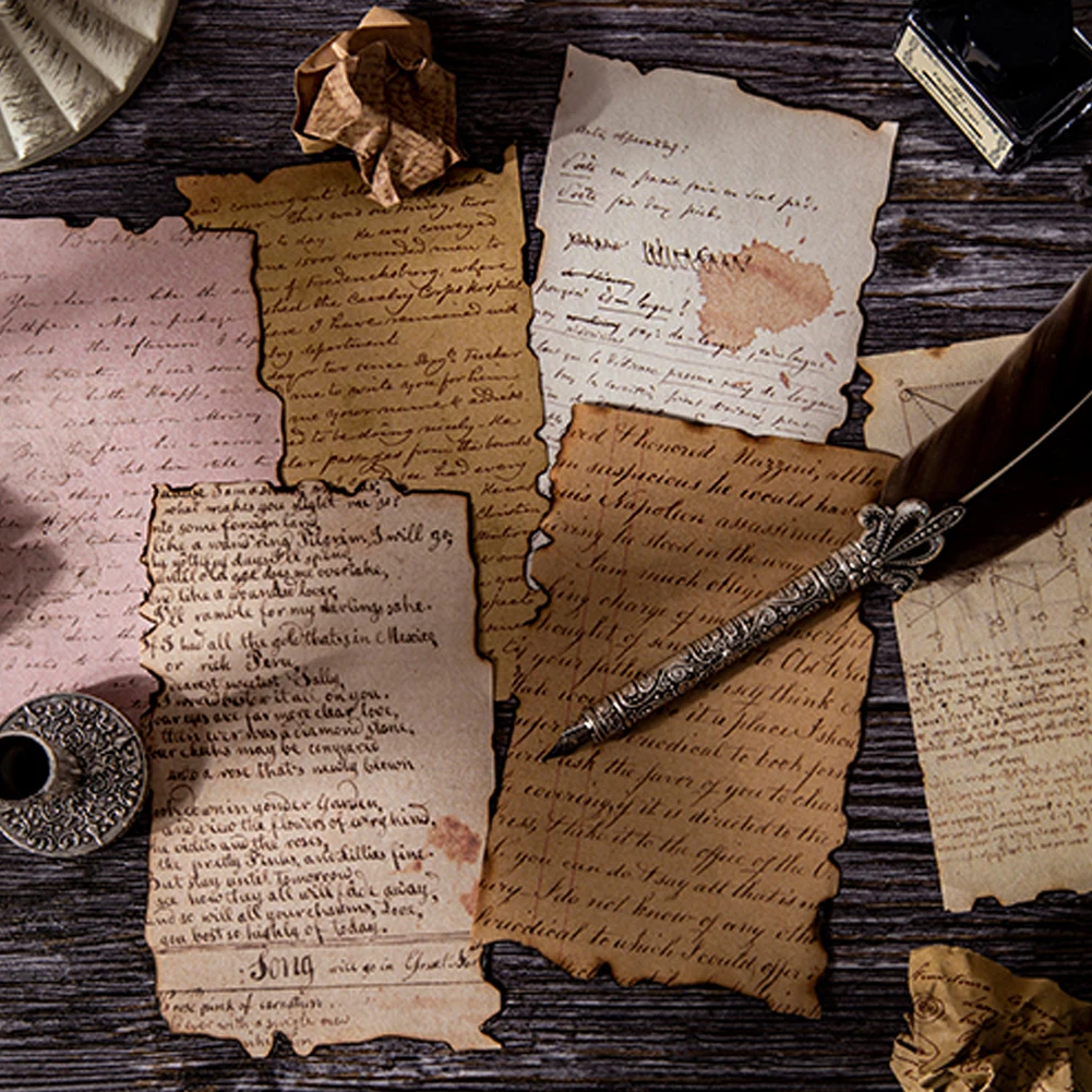 60 шт./компл. Ретро бумага Washi блокнот для записей остров розы сад пейзаж школьники