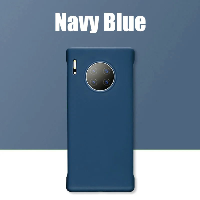 Чехол для телефона ZNP для huawei mate 20 10 30 P10 P20 P30 Pro Lite P Smart Z, жидкий силиконовый чехол для Honor 8x9 10 20 Lite Play - Цвет: Тёмно-синий