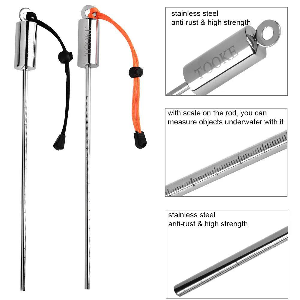 Удочка для подводного плавания из нержавеющей стали делительная палка штанга с