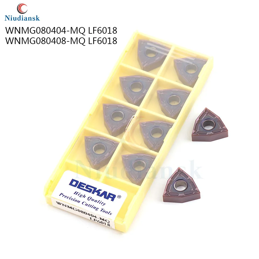 

Stainless steel special WNMG080404 WNMG080408-​​MQ LF6018CNC lathe turning inserts internal turning tool carbide inserts 10PCS
