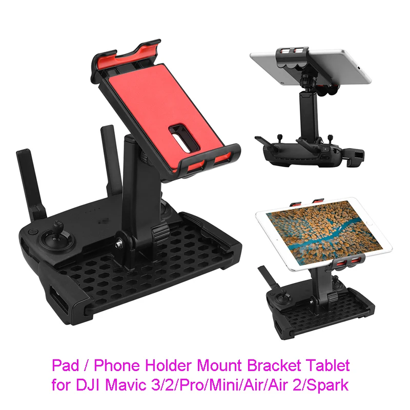 

360° Rotatable Extension Tablet Bracket for DJI Mavic 3 /2/Pro/Mini/Air/Air 2/Spark Remote Control Phone Holder Fit 4.7-9.7inch