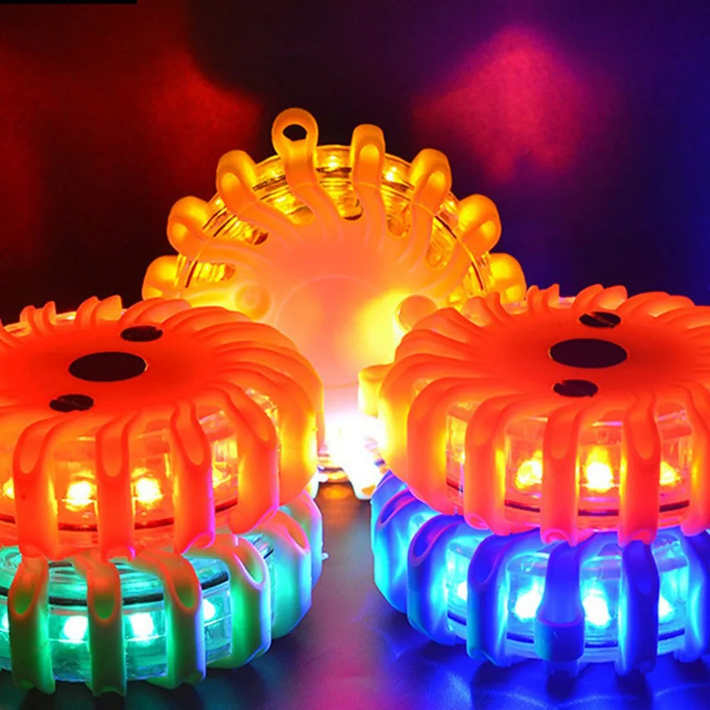 

LED Traffic Warning Light Strong Magnetic Safety Road Flare Emergency Lights _WK