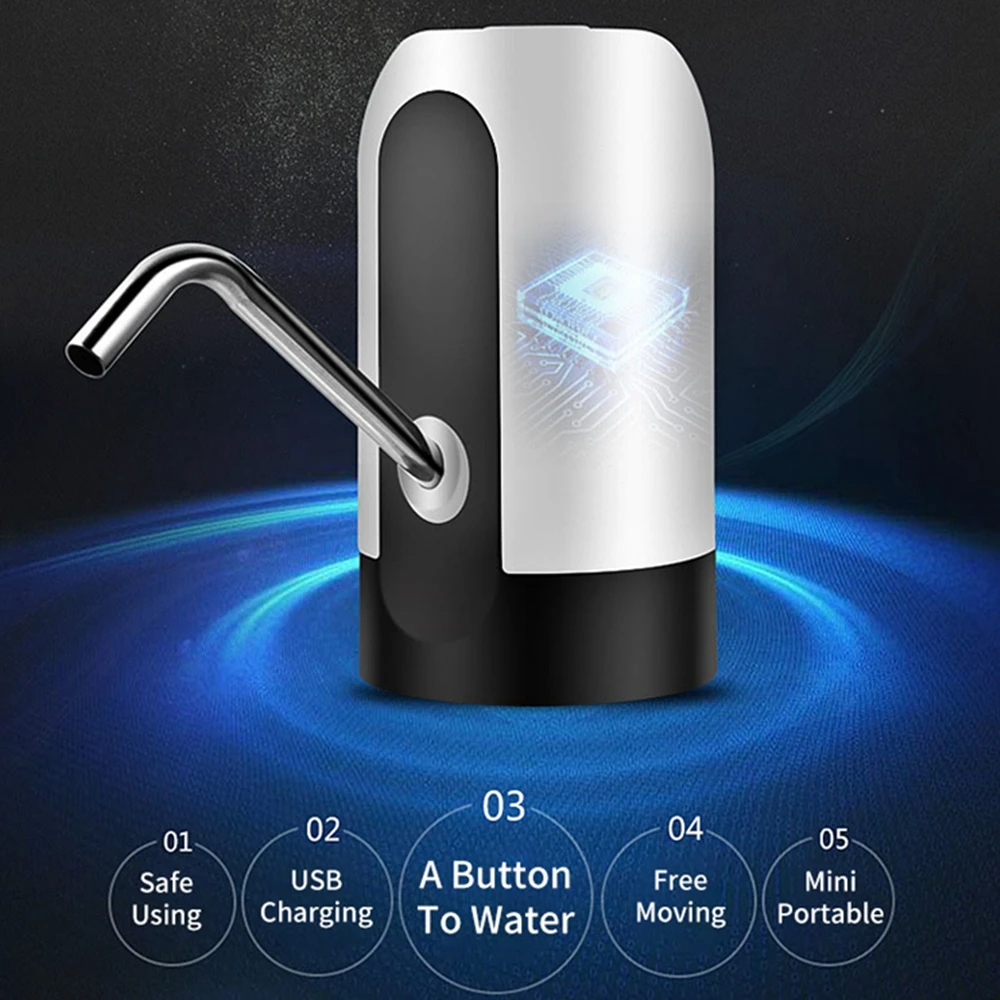 Электрический диспенсер для воды с USB зарядкой бутылки водой устройство