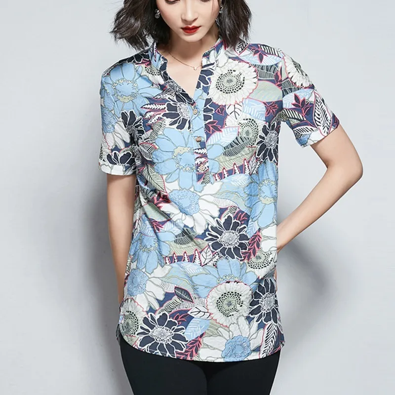 Primavera VerAo 2019 Nova feminino de cAnhamo algodAo Длинная женская блуза| |