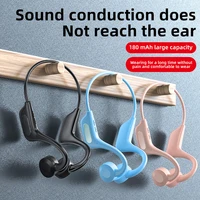 bone conduction sports bluetooth headphone not in ear waterproof noise reduction earphone running exercise headset music player