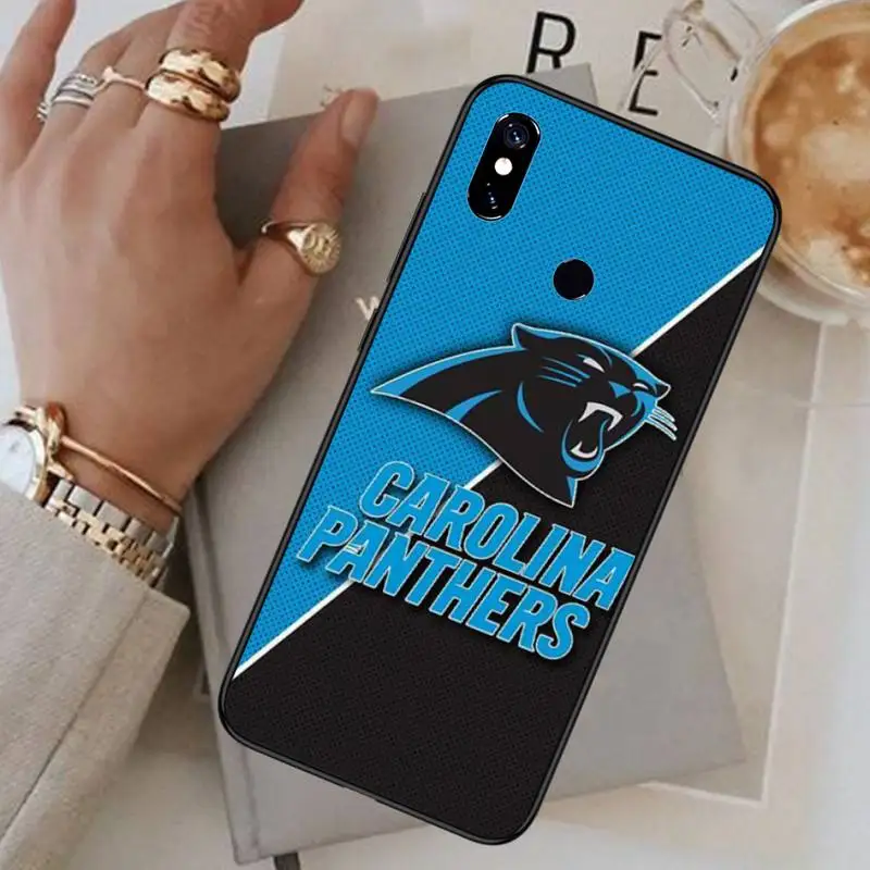 

Carolina panther rugby fashion Phone Case For Xiaomi Redmi 4x 5 plus 6A 7 7A 8 mi8 8lite 9 note 4 5 7 8 pro