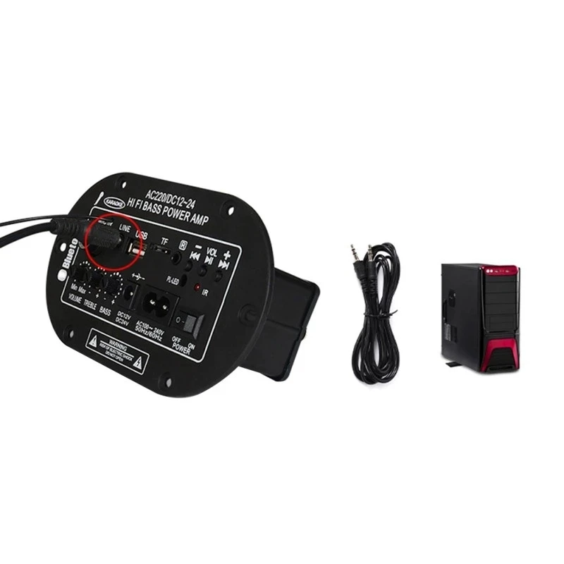 8-дюймовый 3 в 1 3028BTMIC Цифровой усилитель с микрофоном Bluetooth моно мощности платой US