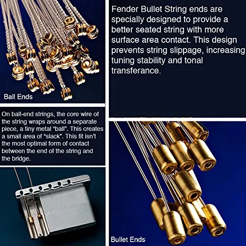 fender 3250 super bullets series vernickelt stahl elektrische gitarre saiten alle 5 modelle 3250l 3250r 3250lr 3250rh 3250m free global shipping